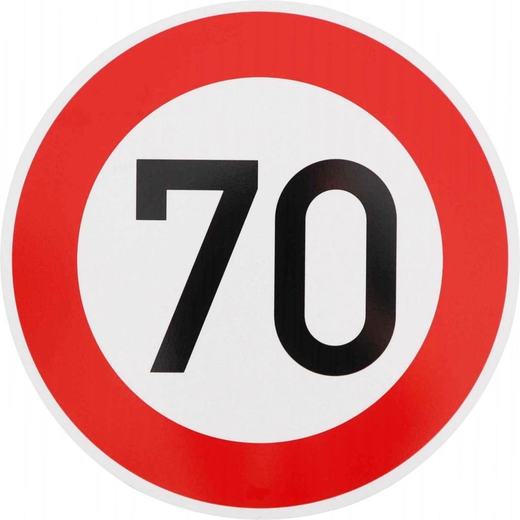 ORIGINAL Verkehrzeichen 70 KM/H Schild Nr. 274-70 Produktbild 
