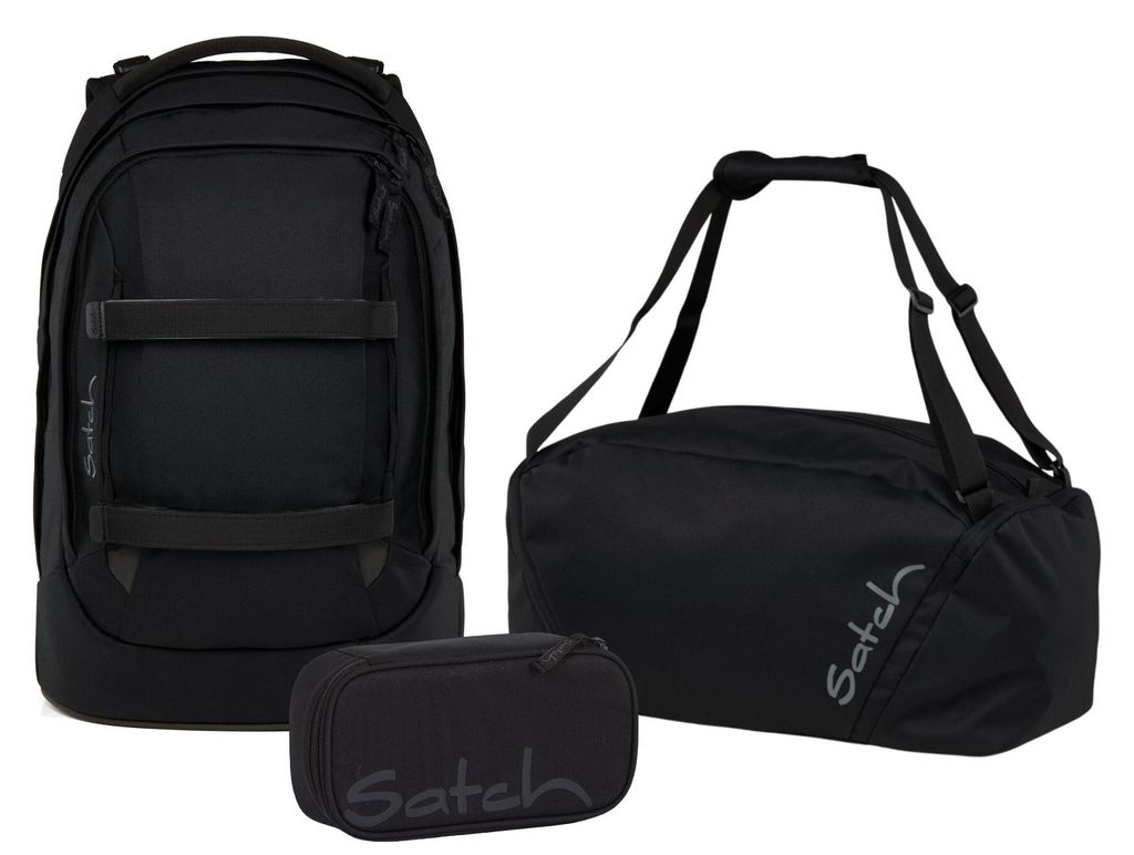 Satch, Schulrucksack-Set PACK Blackjack 3-teilig, ab 5. Produktbild 