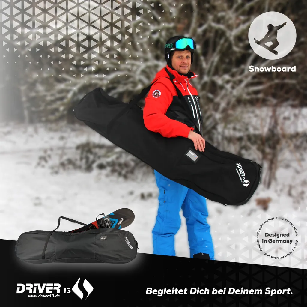 Sac de snowboard robuste 155 cm avec finition haute performance - 5
