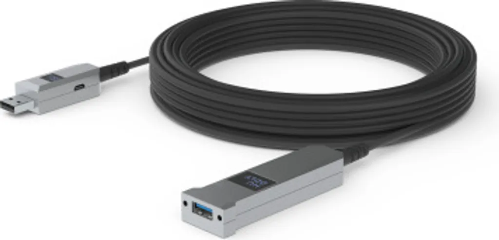 Câble USB 10m Huddly 7090043790450 Noir 5Gbps USB 3.2 Gen 1 Robuste