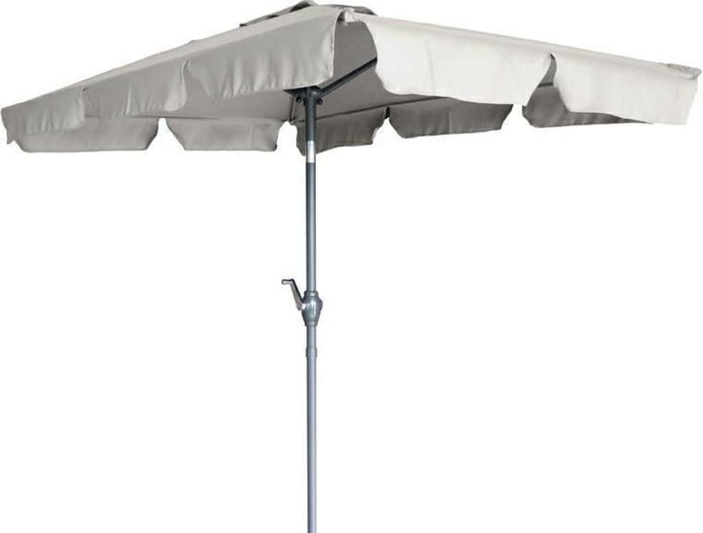 Parasol ogrodowy prostokątny DENVER 2x1,3m jasnoszary Zdjęcie produktu 