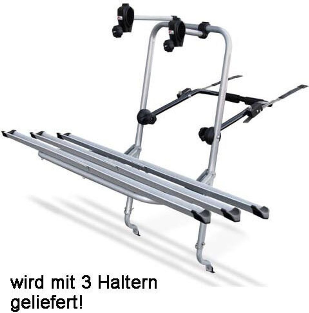 Heckträger LOGIC Fahrradträger 3 Räder Schienen Produktbild 