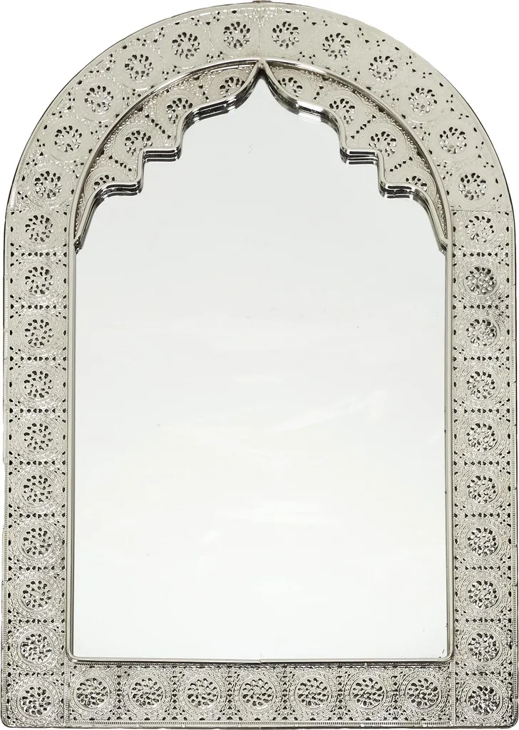 Miroir Oriental Métal pour Salle de Bain et Salon - Style Marocain