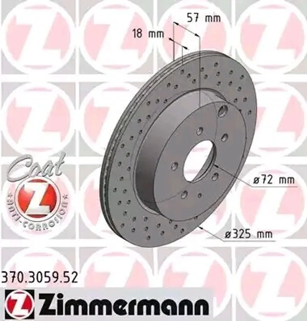 Disque de frein haute fiabilité pour Mazda CX-7 ER et CX-9 trajets