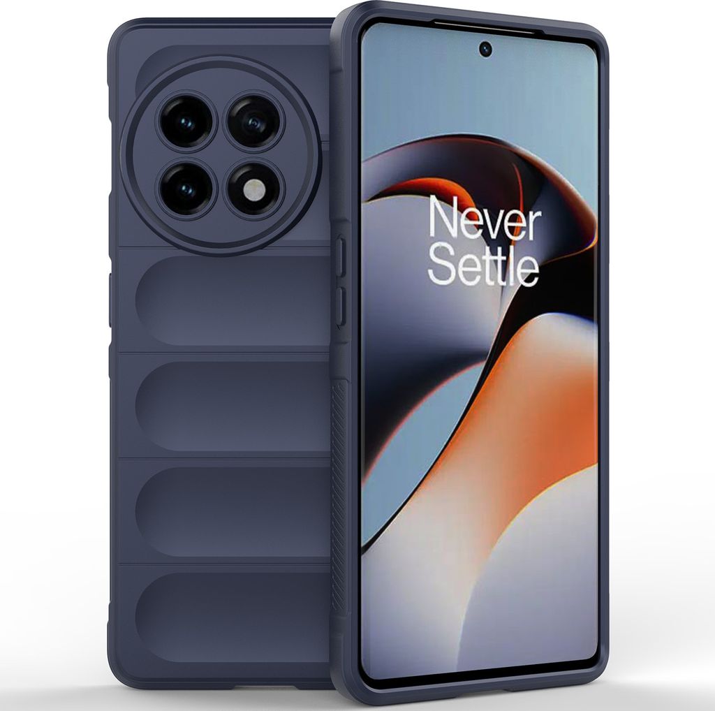 OnePlus 11R Hülle, Weich TPU Silikon Stossfest Anti-rutsch Schutzhülle für OnePlus Ace 2 / OnePlus 11R Dunkelblau