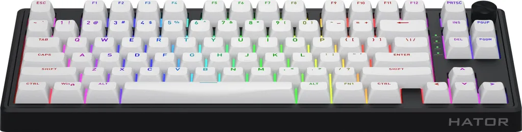 Clavier Gaming Réactif HATOR Skyfall 80 MAG 8K RGB - QWERTY TKL
