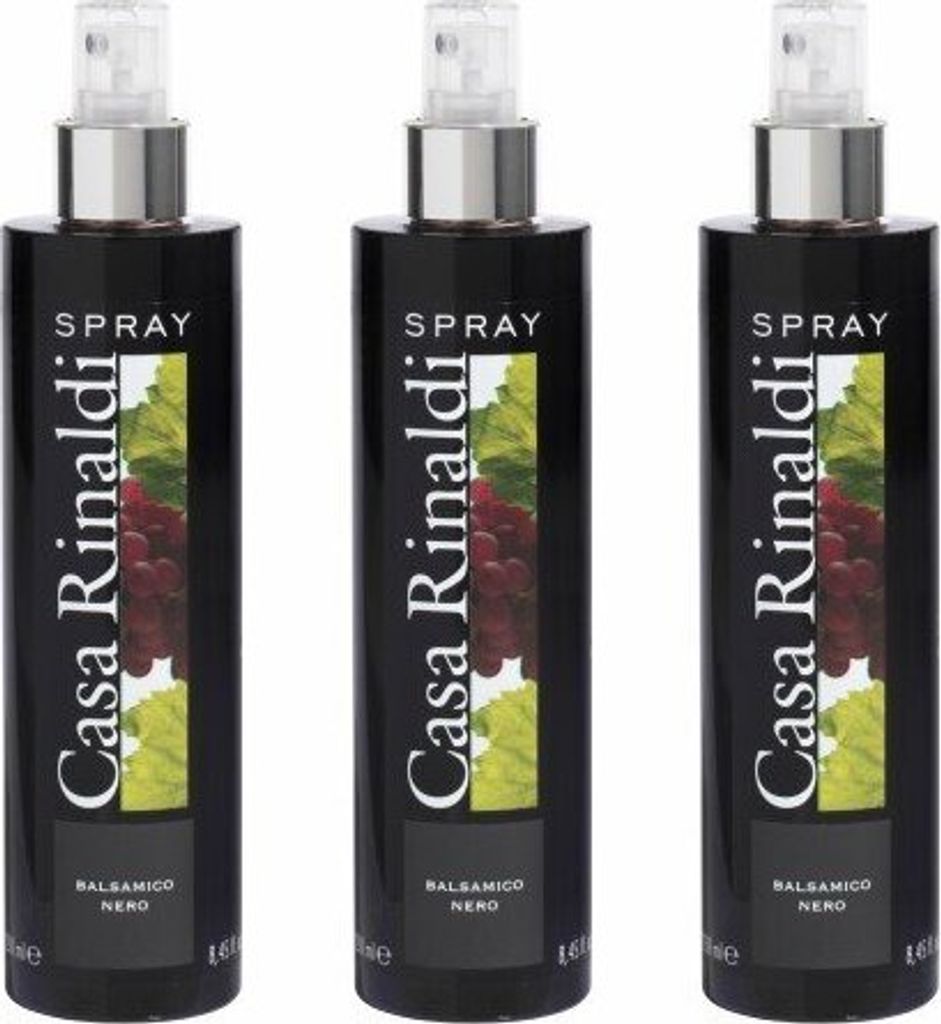 Casa Rinaldi Aceto Blasamico di Modena IGP Spray 3x250ml 3er Pack