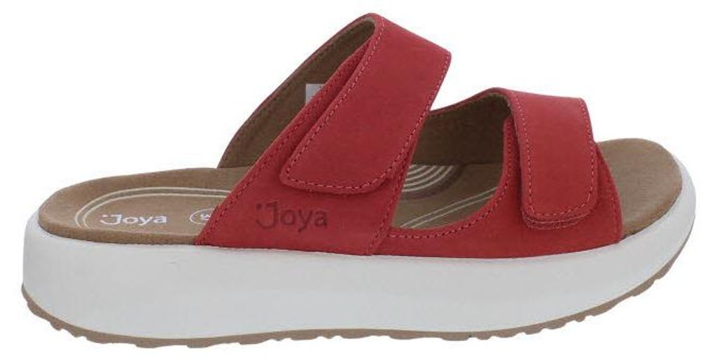 Joya Pantolette Vienna III Red JY126A, Nubukleder, Produktbild 