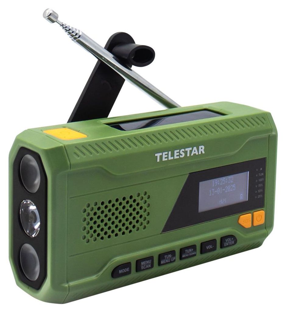 Telestar TOP NR 5, Tragbar, FM, DAB+, 170 – 240, 2 W, LCD, Produktbild 