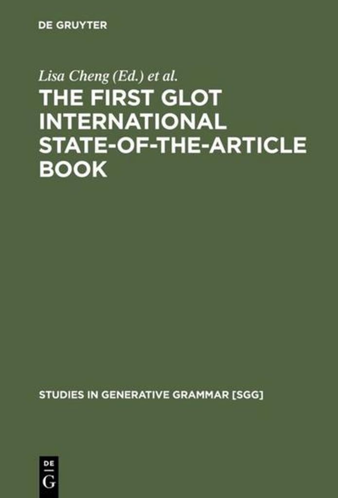 The First Glot International State-of-the-Article Book