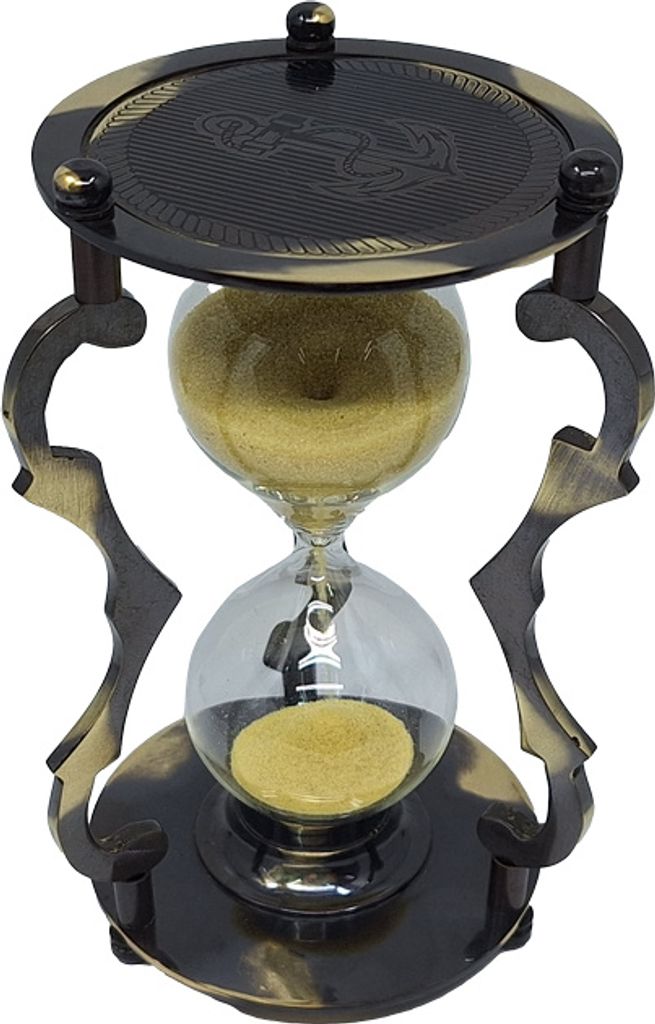 Dekorative Sanduhr - antikisiert 5 min NC2677