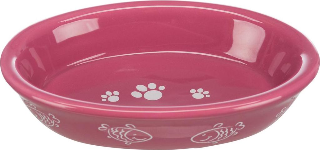Trixie Bol en céramique ovale, multicolore 0,2 l / 15x10 cm Image du produit 