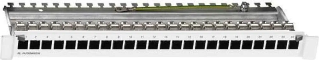 Panneau de brassage Rutenbeck 19 CAT6A 24xRJ45 gris clair 239101000