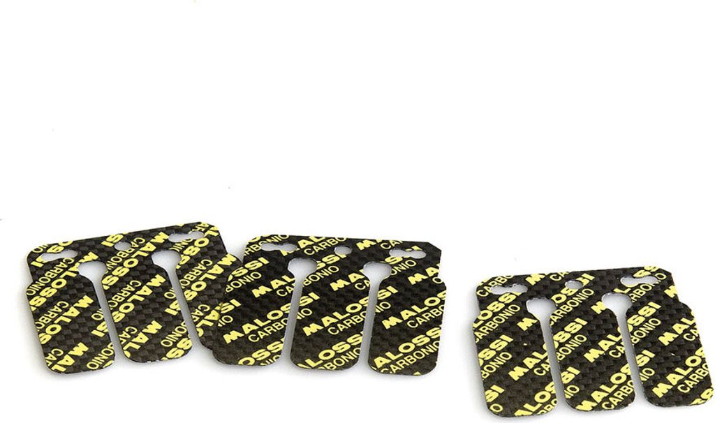 3 Membran-Kit aus Carbon 0,30/0,35/0,40 mm Malossi für Originalventil