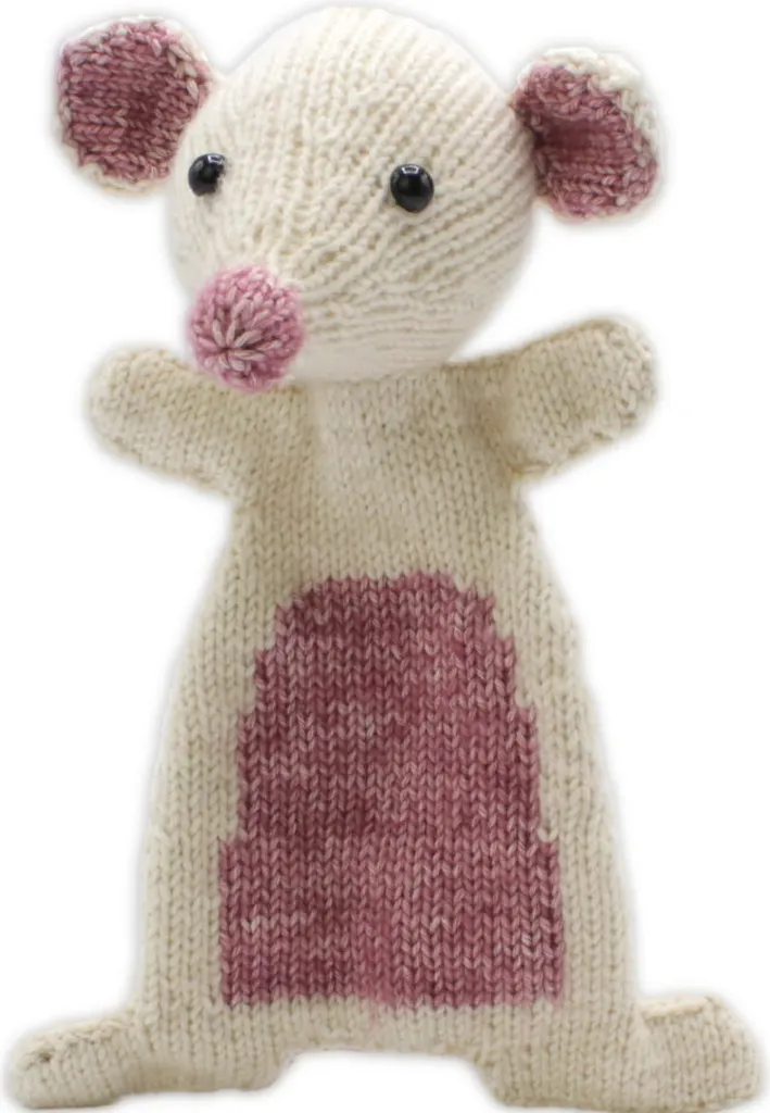 Kit tricot Amigurumi Souris Yfke Hardicraft 23cm en coton HC-41CK04