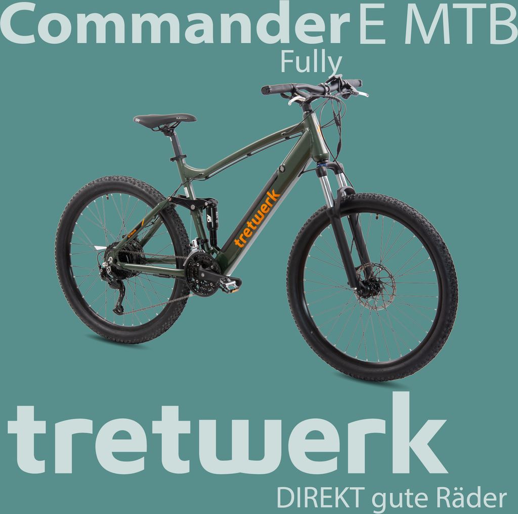 Tretwerk Commander Fully E Bike Mountainbike 175 - 190 cm Produktbild 9