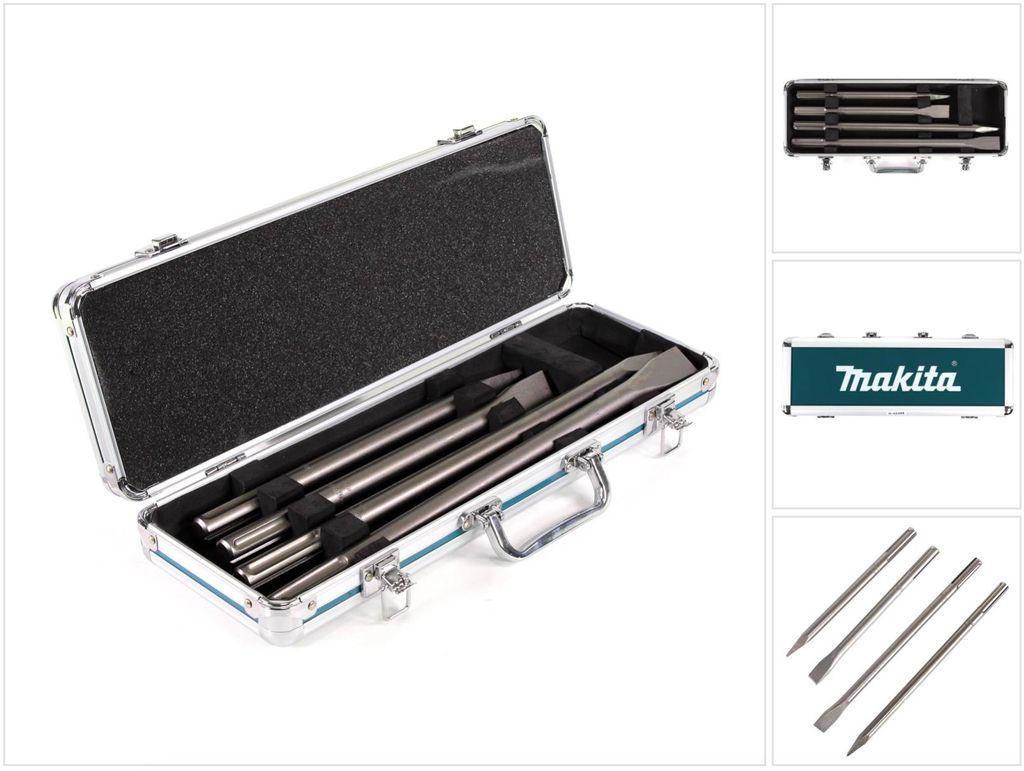 Makita D-42466 SDS-Max 4dílná sada sekáčů v hliníkovém Obrázek produktu 