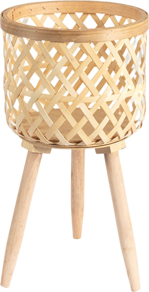 Blumenkorb feste Konstruktion abtrennbarer Glyeria freistehende Blumenpot Stand Planter Pot Container Gartenbedarf-Größen:M