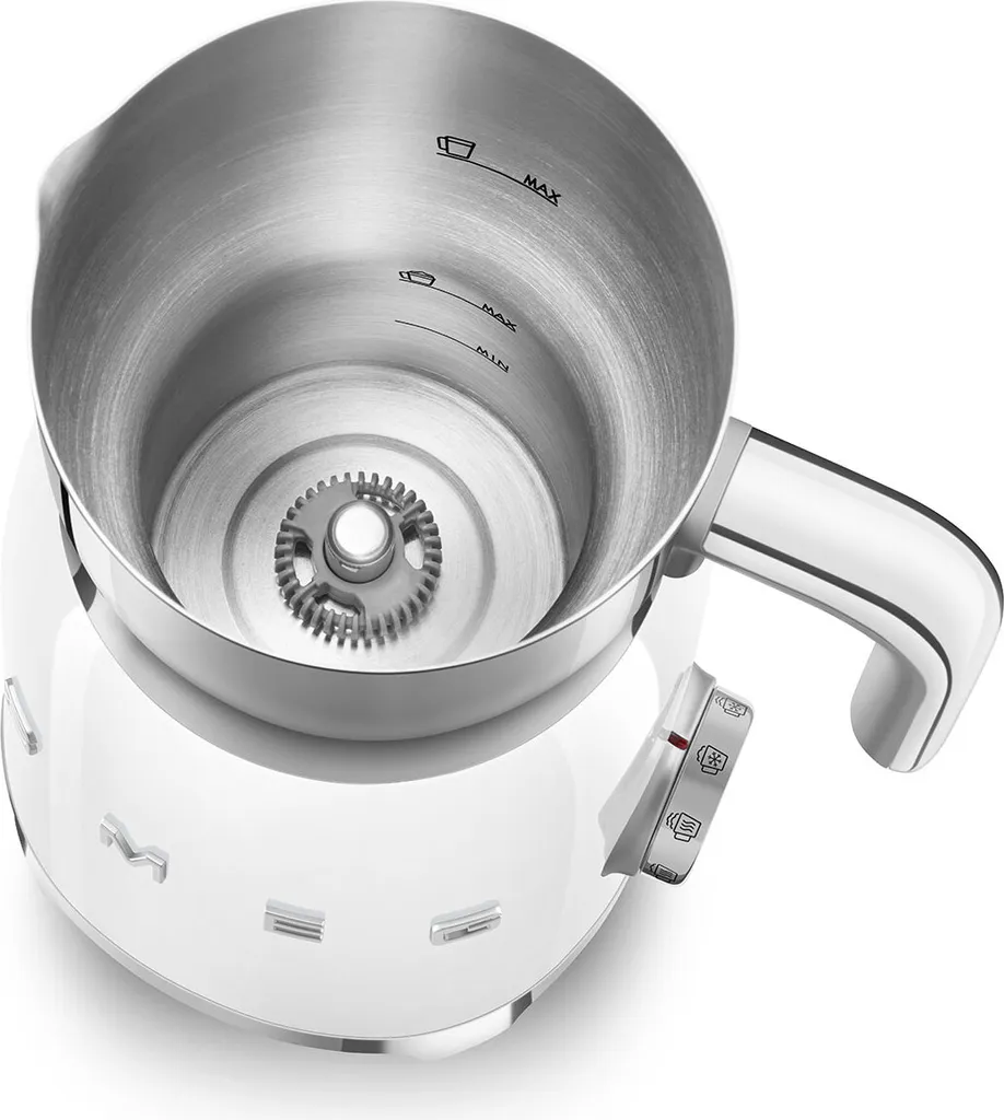 Mousseur à lait blanc Smeg pour une mousse parfaite à la maison 500W - 4