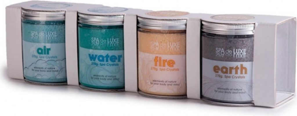 AquaFinesse Spa Crystals Spa de Luxe Düfte Badesalz 4er Produktbild 
