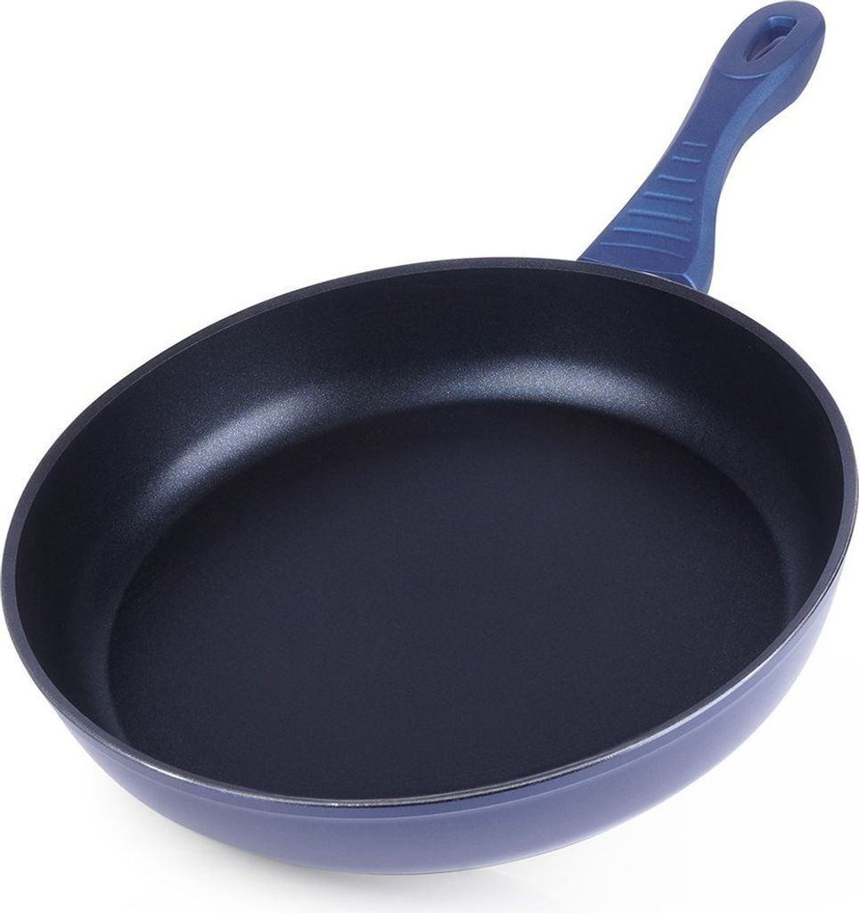 Orion | Pfanne - Bratpfanne - Ø 28 cm - Blau - Antihaftbeschichtung - Hitzebeständig - Ergonomischer Griff