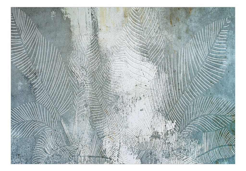 Vlies Fototapete Blätter 350x256 cm Tapeten Wandtapete XXL Natur Botanik wie gemalt a-C-0185-a-a