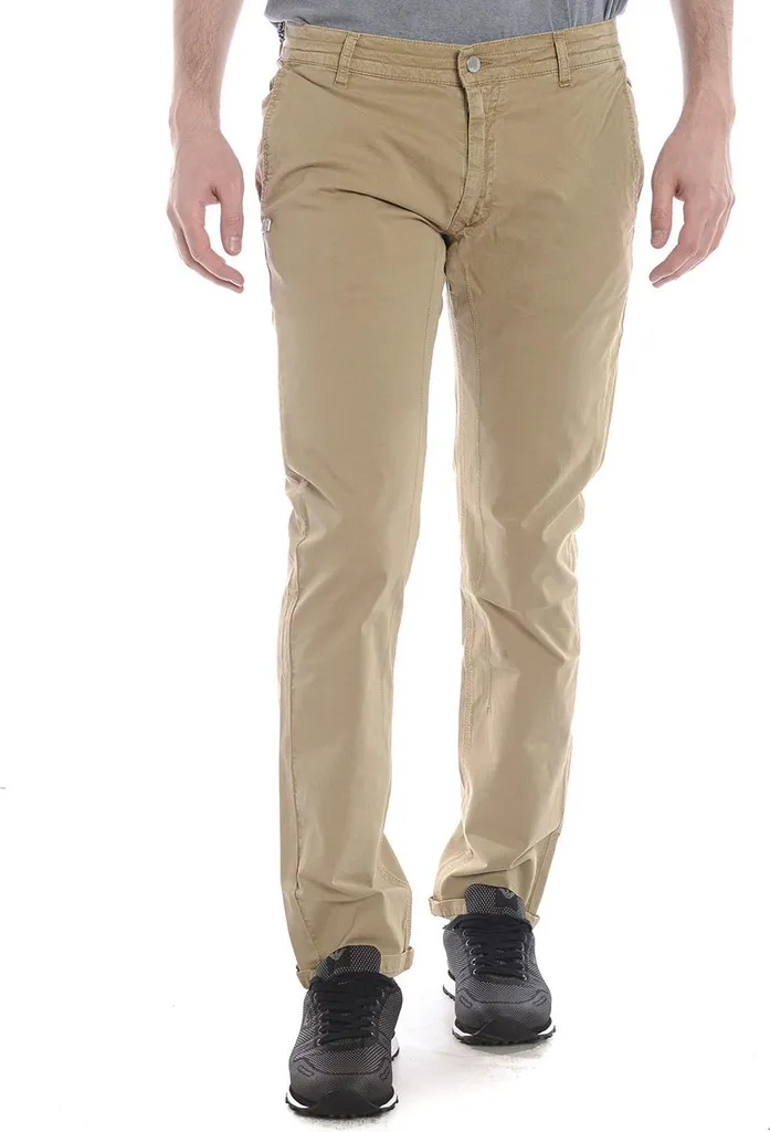 Pantalon de Ville Beige Daniele Alessandrini Idéal Travail et Sorties