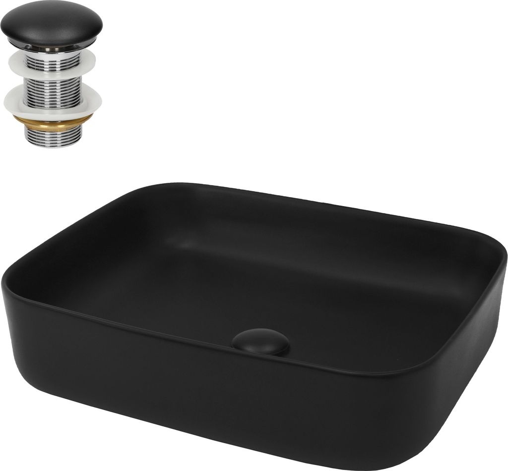 LuxeBath umyvadlo Umyvadlo na desku Square, 51x40,5x13,5 Obrázek produktu 