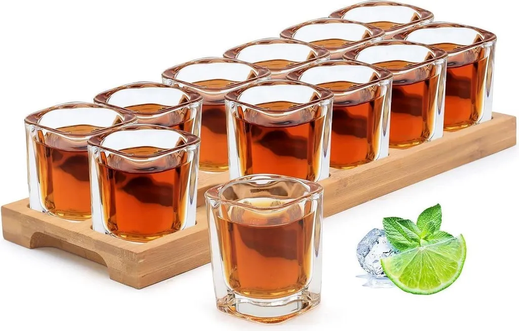 Set 12 Shottini Supro 60ml Cristallo - Bicchierini Design per Party