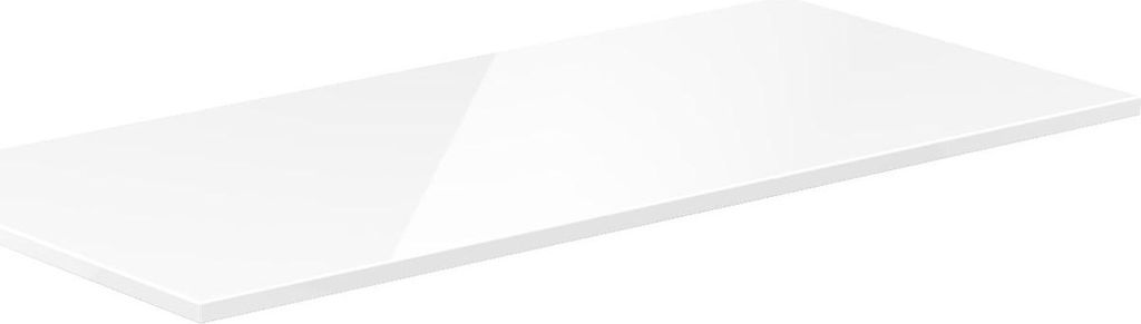 Mexen Uni Waschtischplatte 110 cm, weißer Glanz - 91AXX-1104-464-18-00