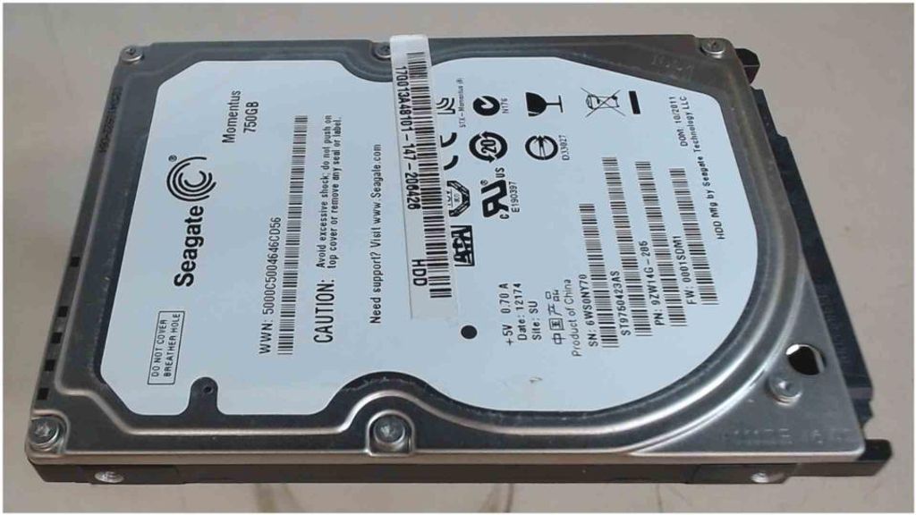 Seagate ST9750423AS 750GB SATA 2,5"