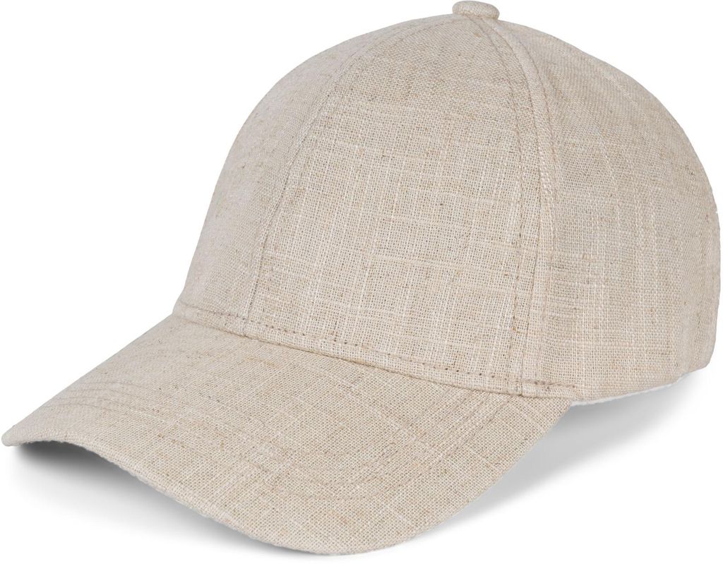 styleBREAKER Uni Leinen Baseball Cap | Verstellbare 6-Panel Produktbild 