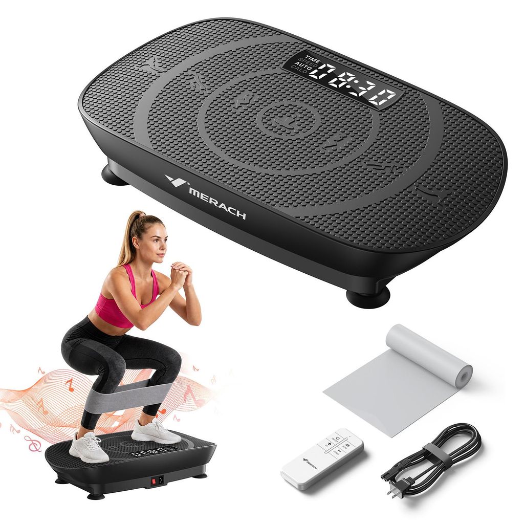 MERACH Vibrationsplatte Trainingsgerät – mit 10 Produktbild 