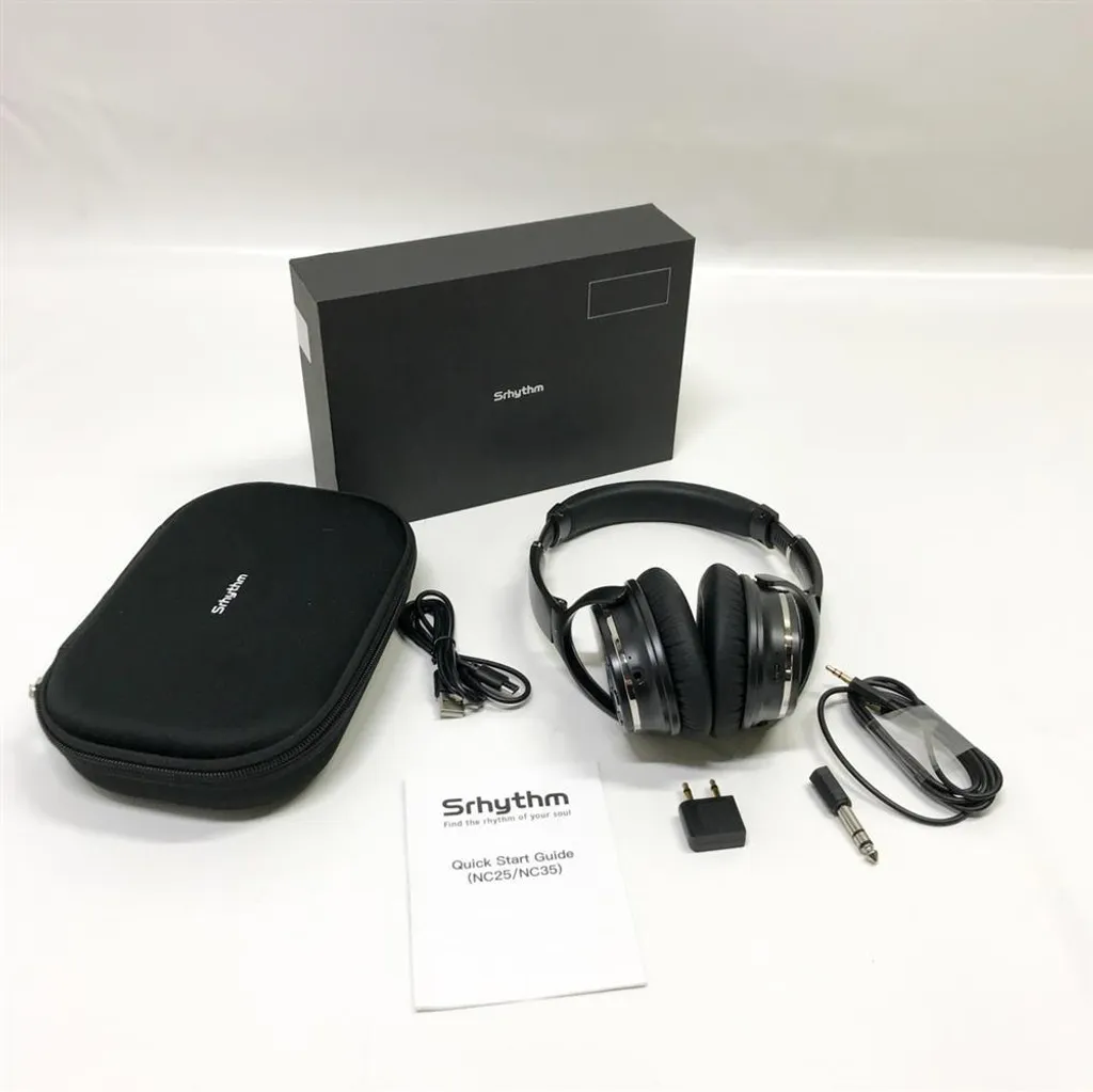 Srhythm NC35 Casque Réduction de Bruit Active Bluetooth 5.0 - Gun Noir
