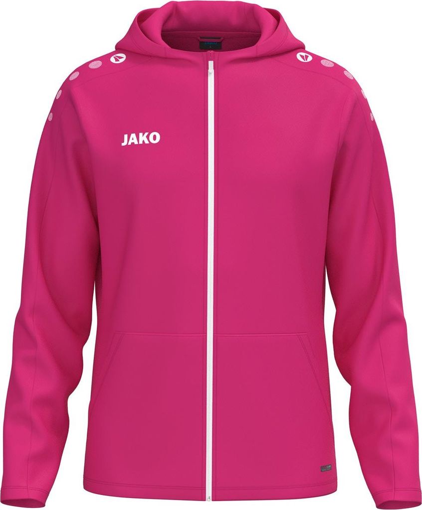 Jako Kapuzenjacke One - deep pink, Größe:M
