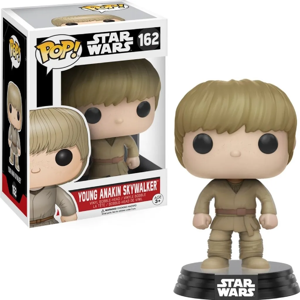 Figurine Funko Pop Star Wars Le jeune Anakin Skywalker 162 Vinyle