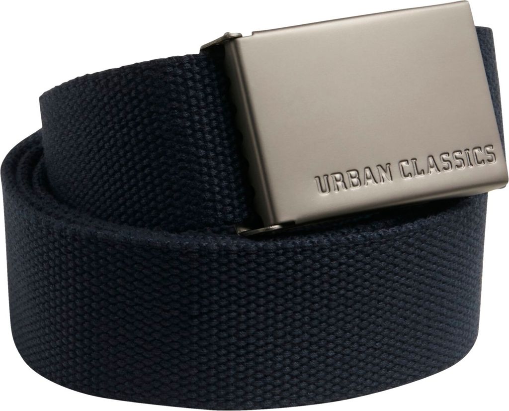 Urban Classics TB305 | Canvas Belts One Size - Farbe: Navy - Größe: One Size