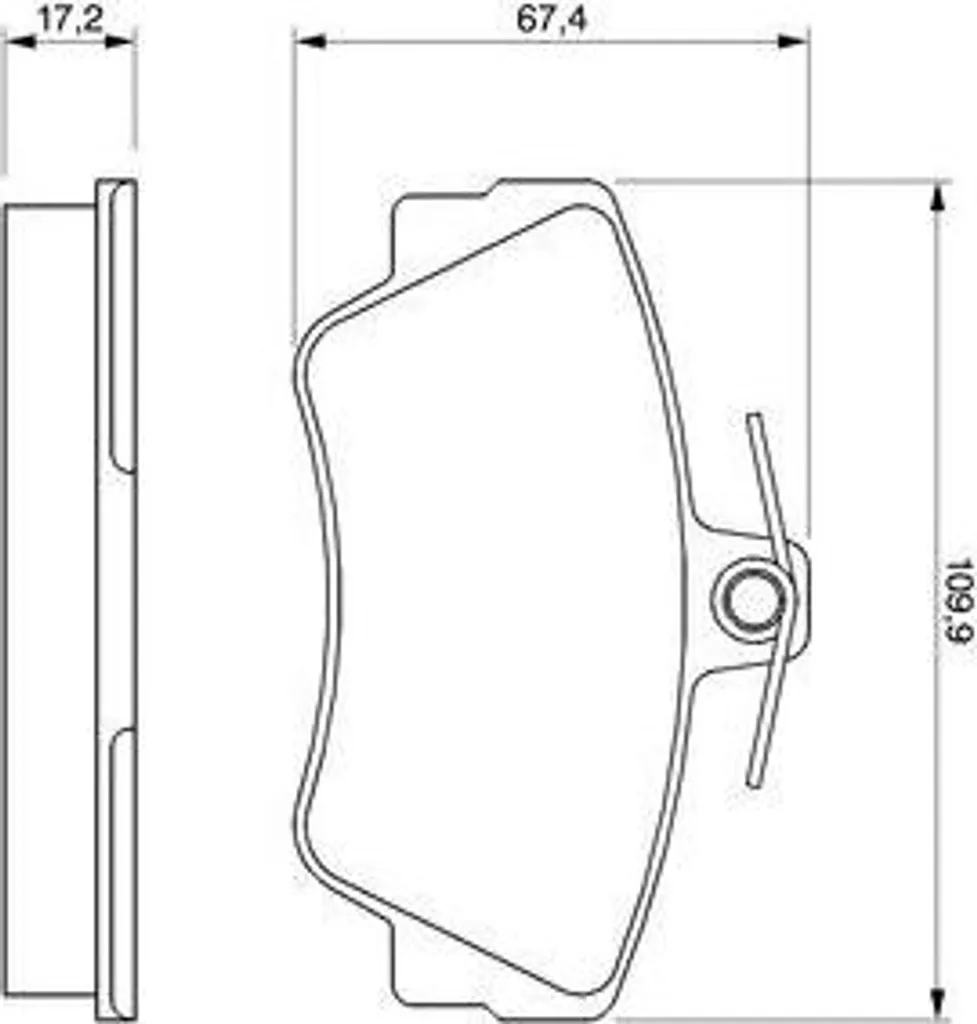 Freinage fiable Bosch 0 986 460 989 pour Volvo 440 460 480 sécurité OE
