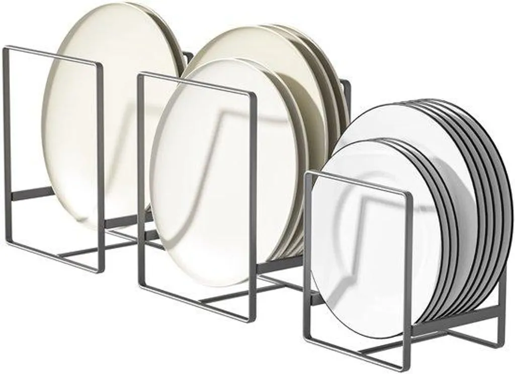 Étagère métallique grise pour optimiser le rangement de votre bureau
