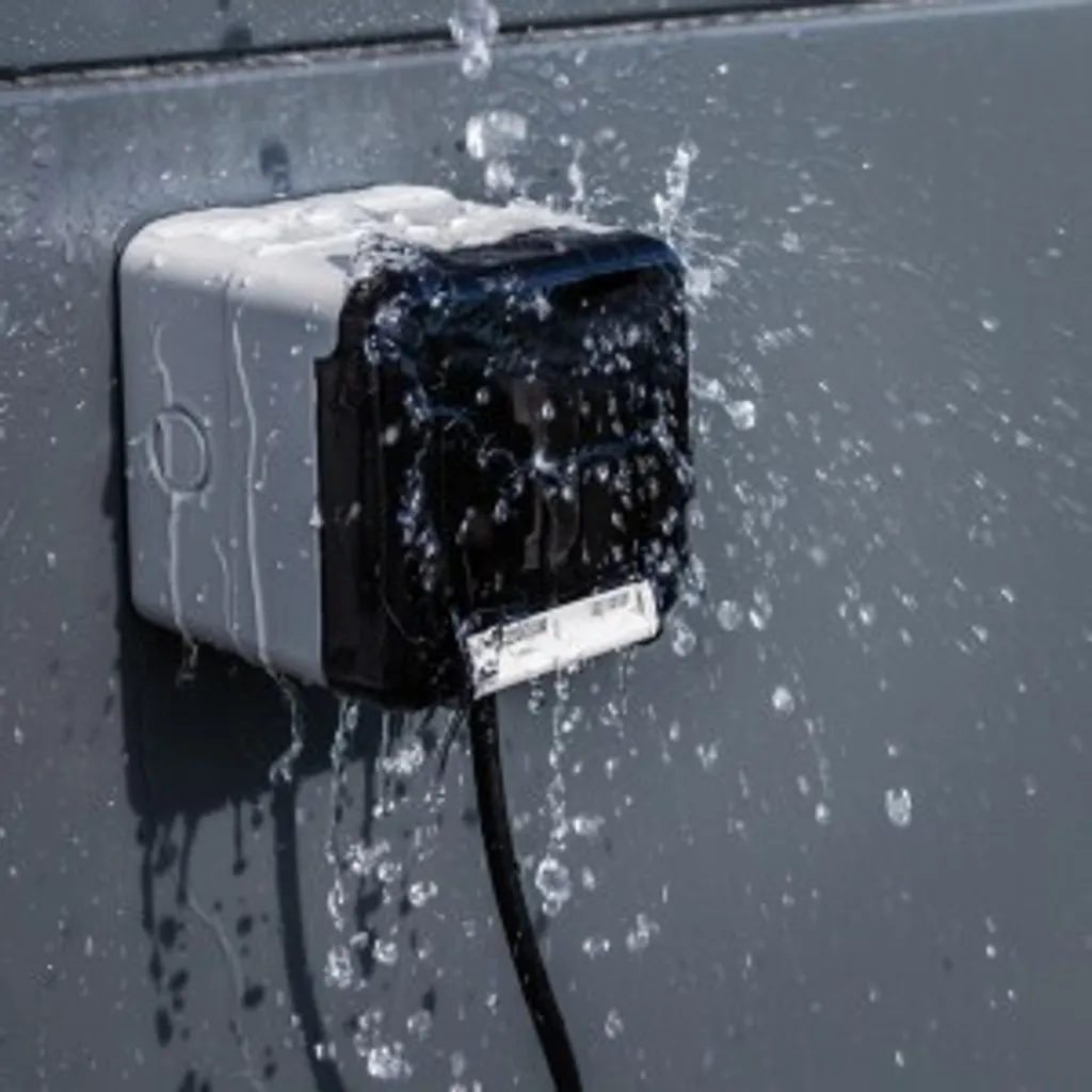 Prise 16A IP66 PROTECTA M95 grise haute résistance contre la poussière