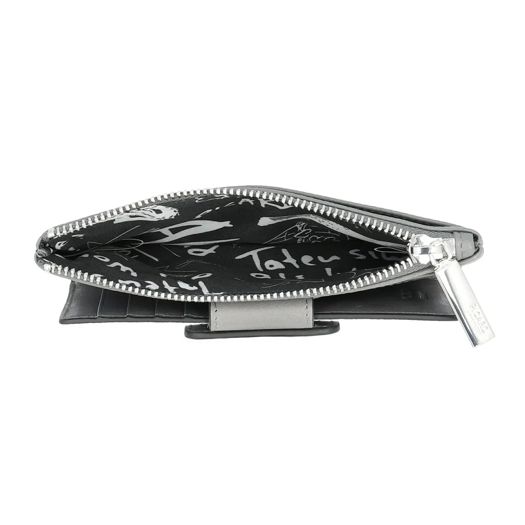 Porte-monnaie Picard Paola 1 Wallet Rock gris en cuir véritable élégant - 8