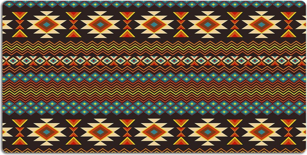 Schreibtischmatte Tischunterlage 120x60 cm Mauspad - Ethnische Muster