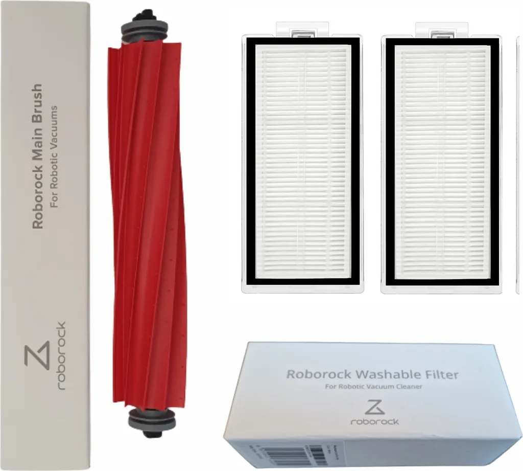 Accessoires Roborock S7 Max pour Sols Propres - Pack Brosse et Filtre