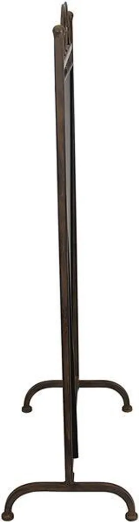 Tableau noir stable en métal brun, stop-client anti-basculement chic - 4