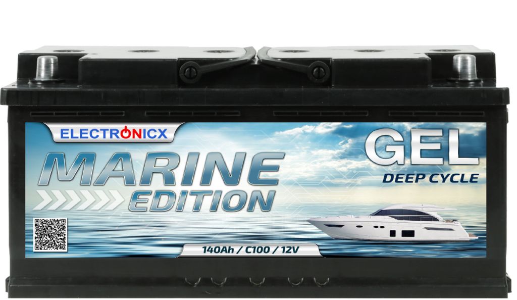 GEL-Batterie 140 Ah Electronicx Marine Edition für Boote, Produktbild 