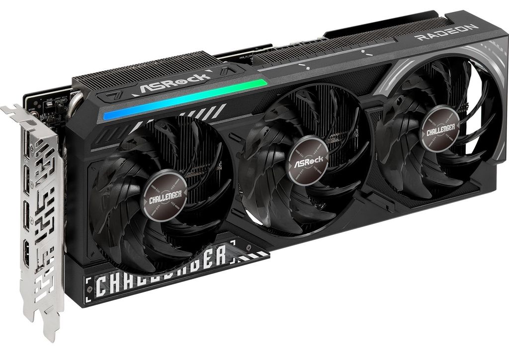 Radeon RX 9070 XT Challenger de 16 GB (/gris, arquitectura Imagen del producto 