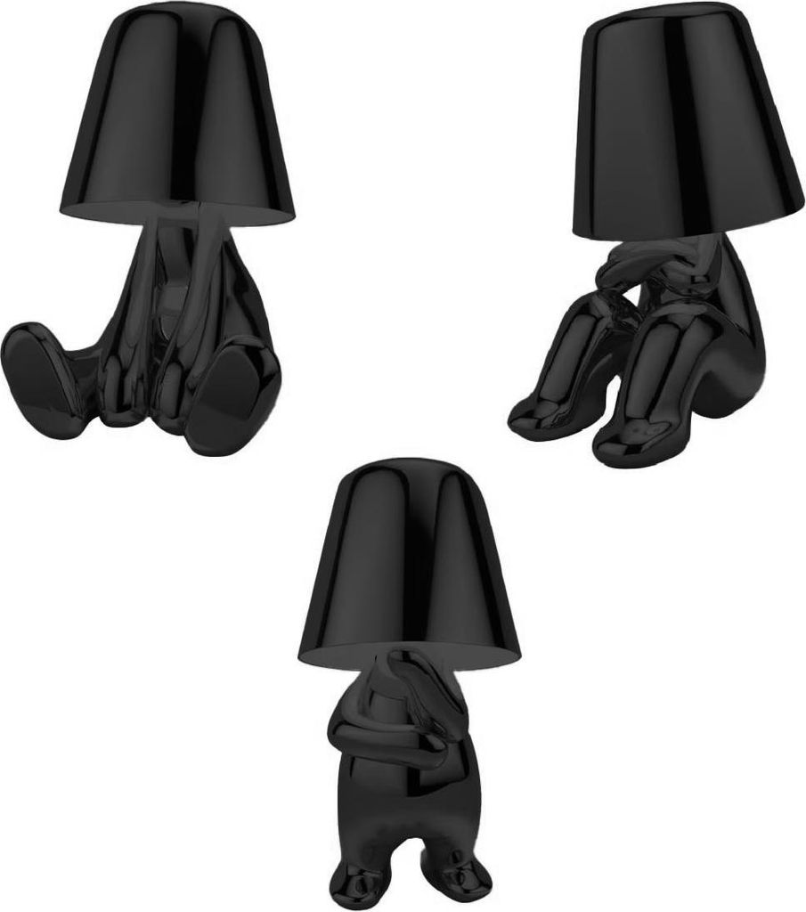 Luxe - Bins Brother Lampe de table - Noir - Set van 3 Image du produit 