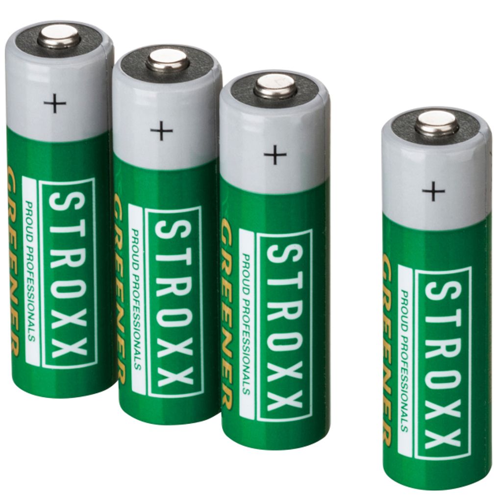 Stroxx wiederaufladbare AA Batterien 2600 mAh 4er Set für Produktbild 