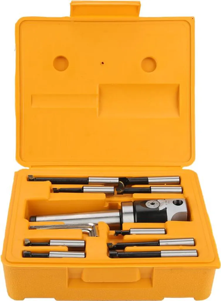 Tête de perçage F1-12 50mm avec tige MT4 et 9 outils d'alésage de 12mm