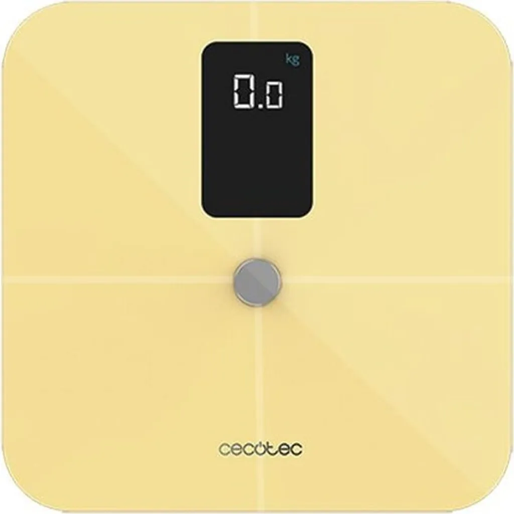 Cecotec Surface Precision 10400 Smart : Suivi Forme et Santé en Jaune